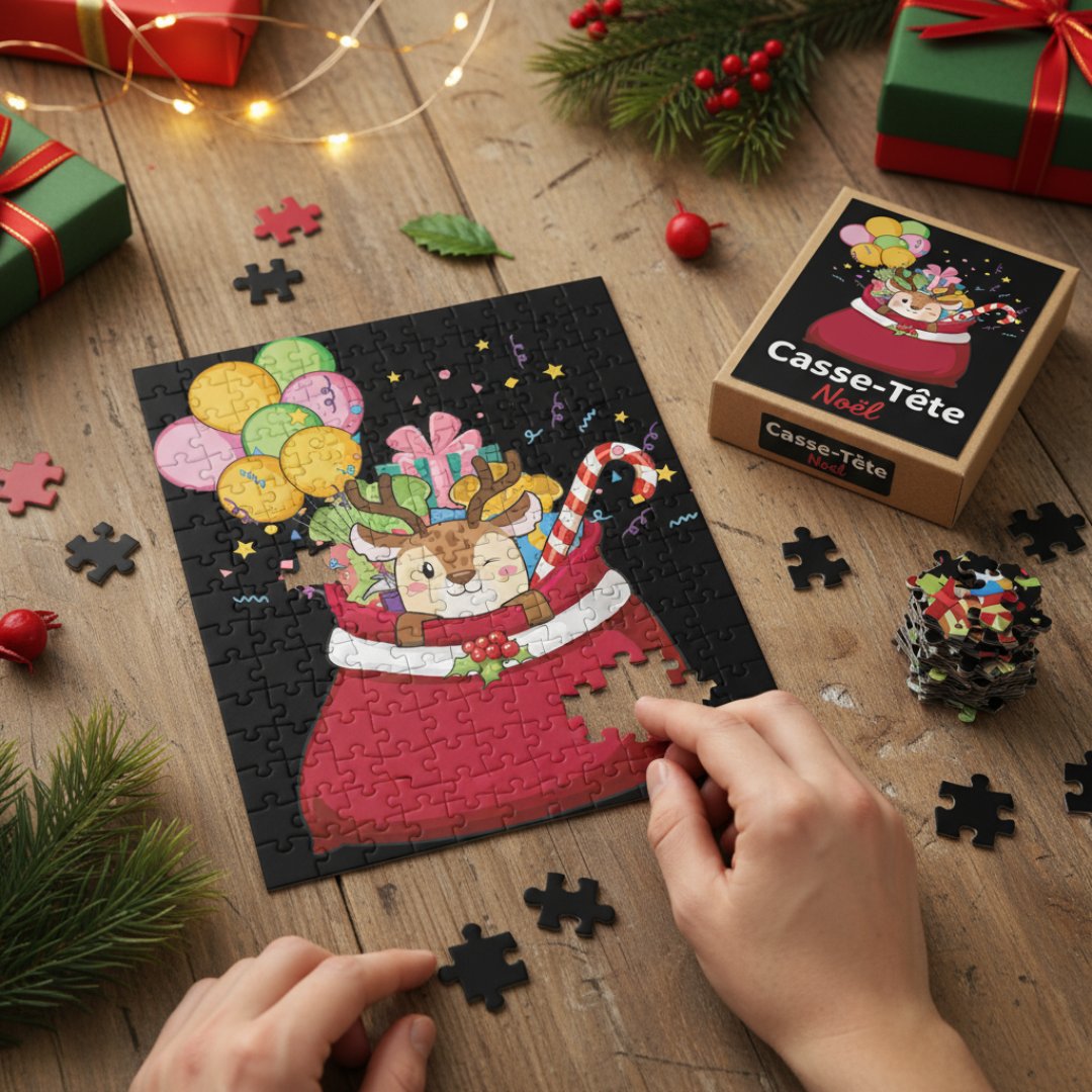 Puzzle personnalisé Noël