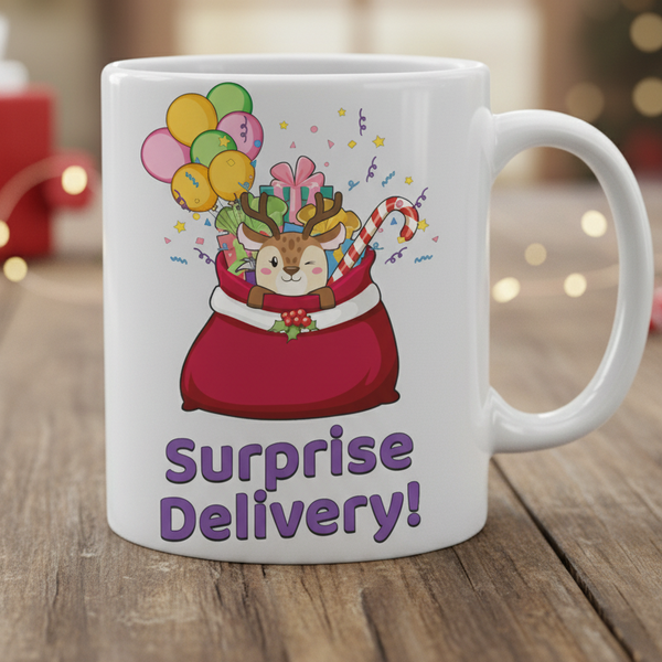Mug "Surprise Delevery" - Mug de Noël
