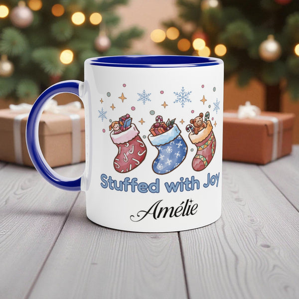 Mug "Stuffed with Joy" - Mug de Noël personnalisable