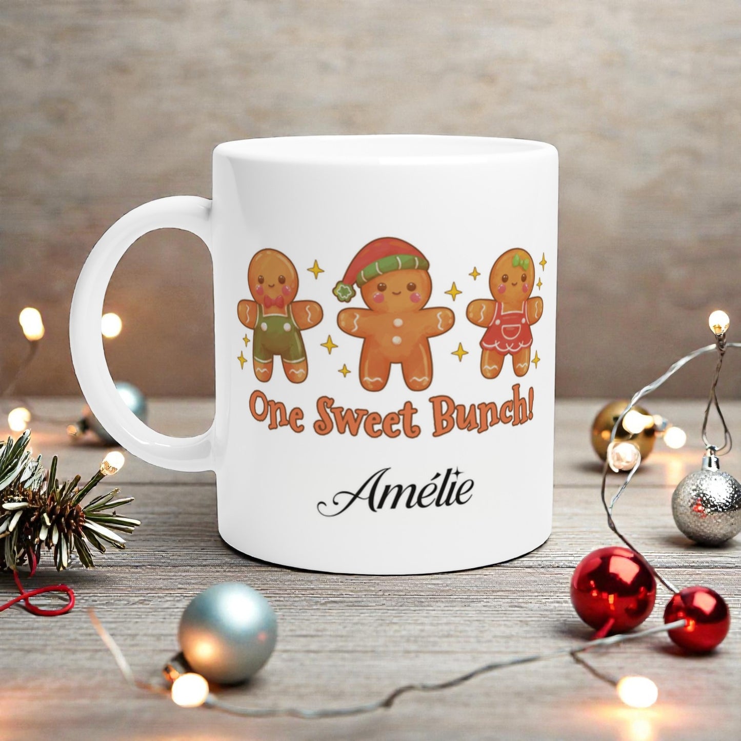 Mug "One sweet Bunch" - Mug de Noël personnalisable